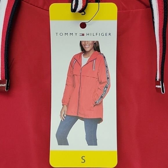 Tommy Hilfiger Windbreaker Jacket Red S - Picture 6 of 11